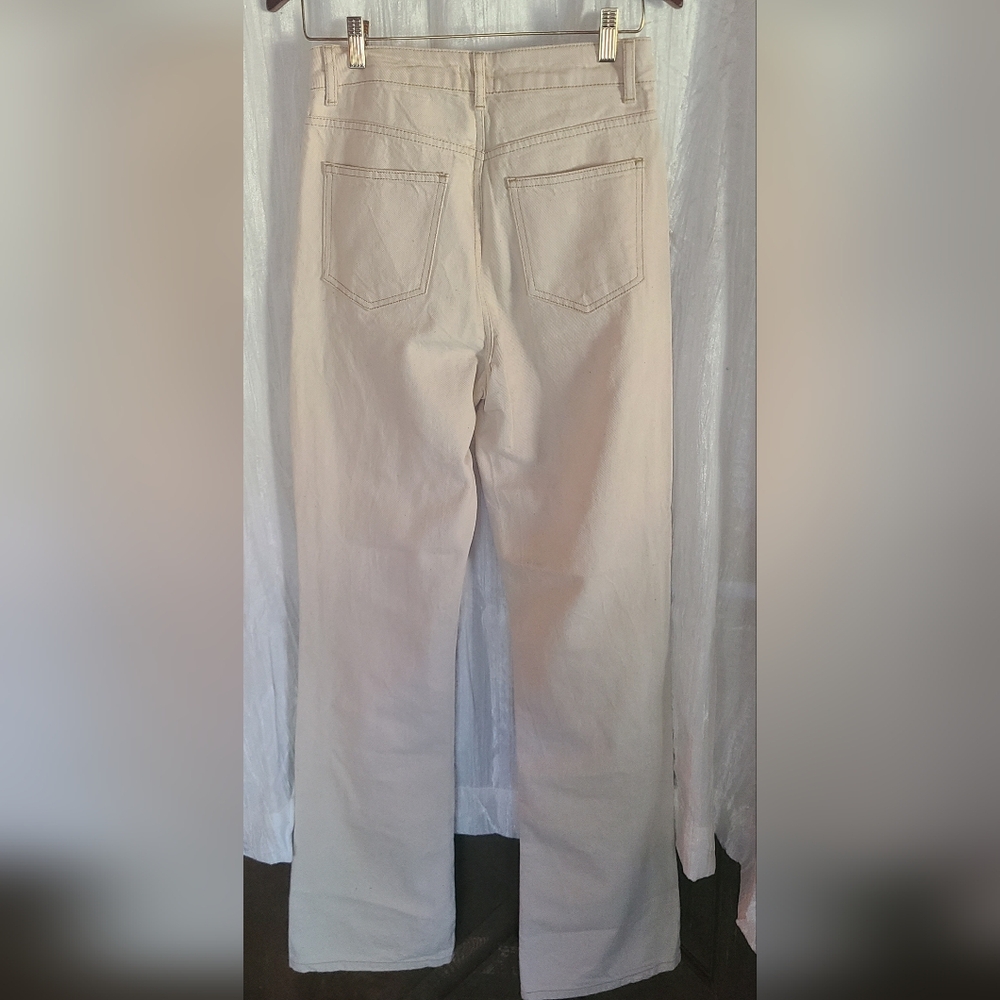 Nasty Gal Collection Ivory Denim‎ Jeans - Picture 5 of 5